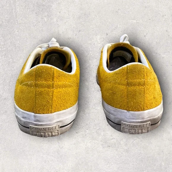CONVERSE Yellow Sulfur Suede One Star Vintage Ox Men’s Sneakers